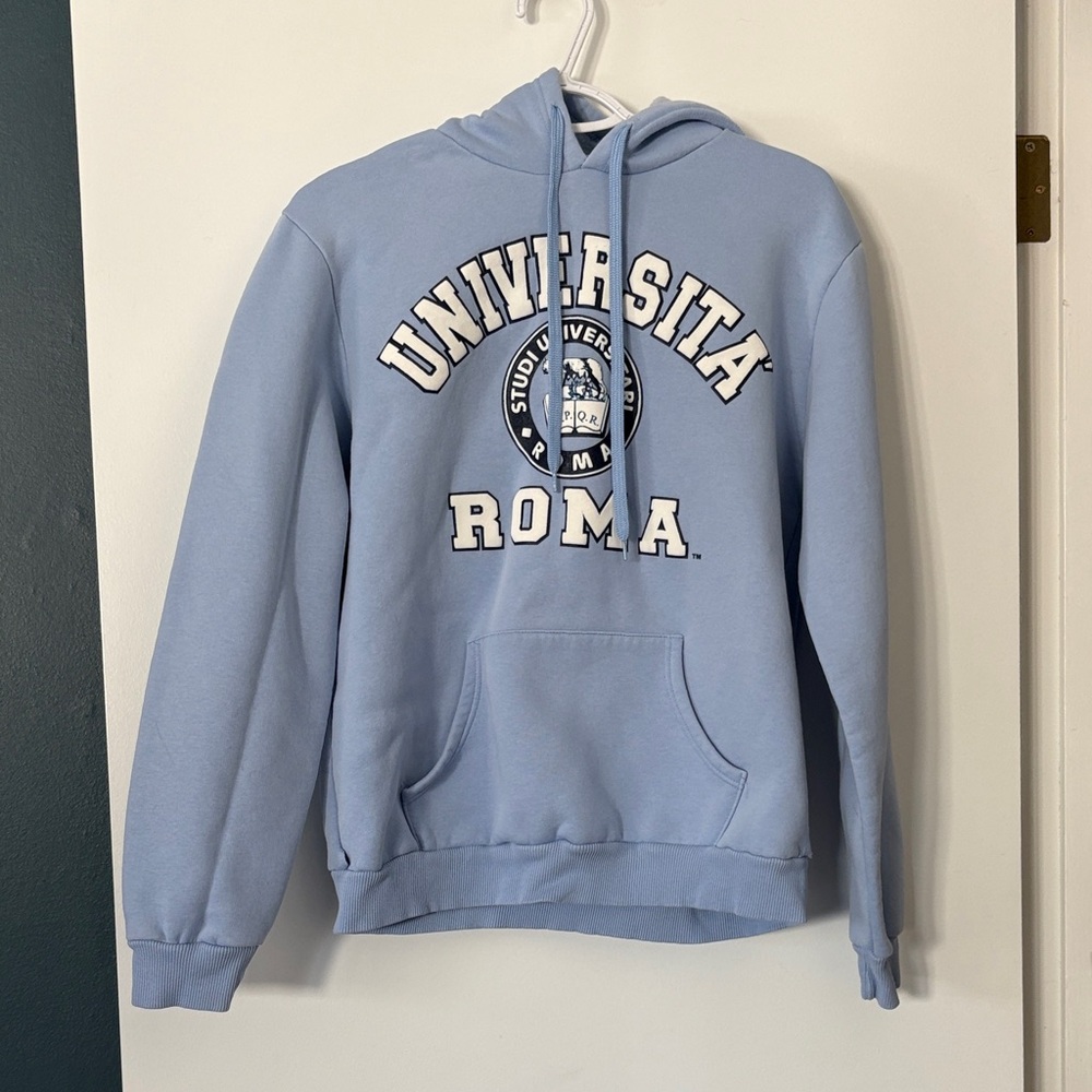 Light Blue Universita Roma Hoodie